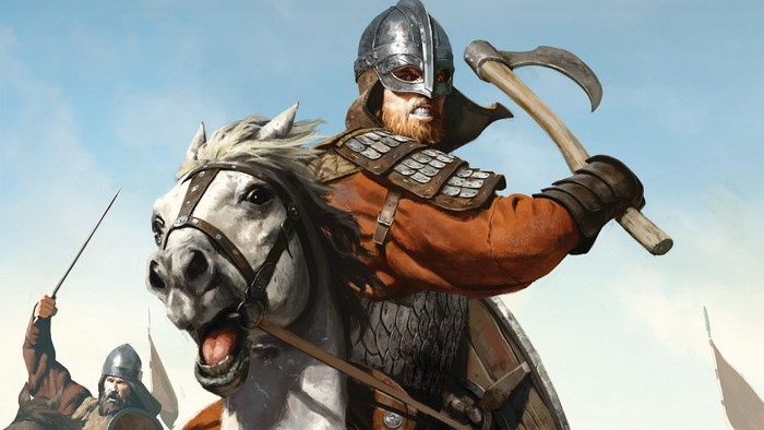 Viking Cavalry with Axe and Sword
