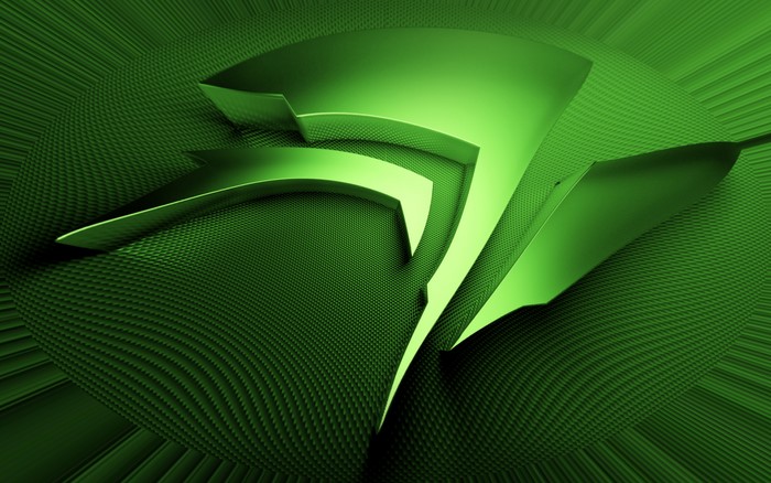 Nvidia Logo Abstract Green Design