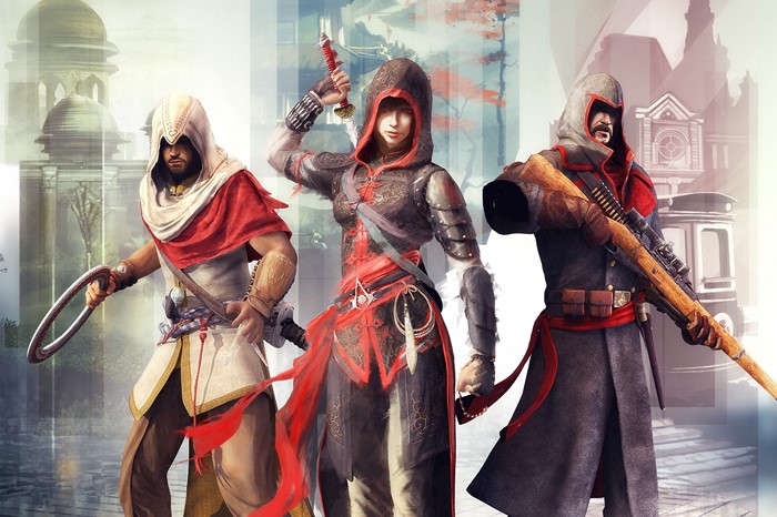 Assassins Creed Chronicles characters with weapons
