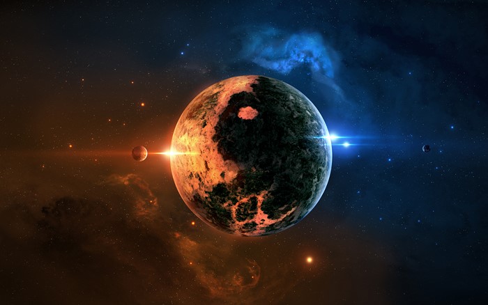 Sci Fi Planets in Space