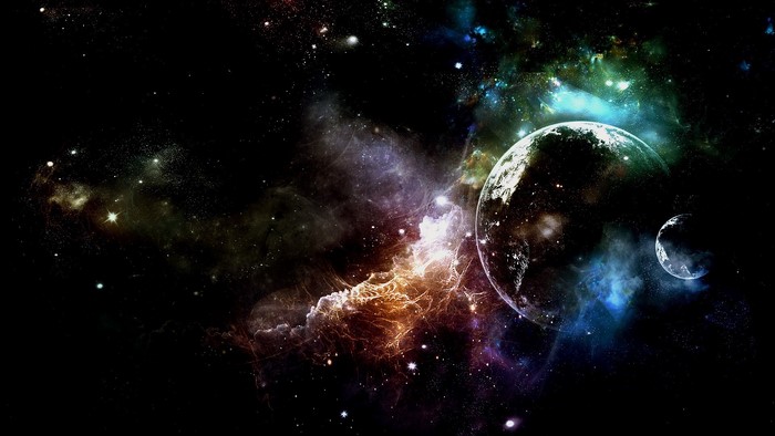 Planets and nebulae in outer space