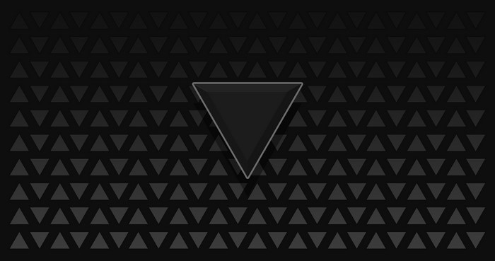 Dark Triangles Abstract