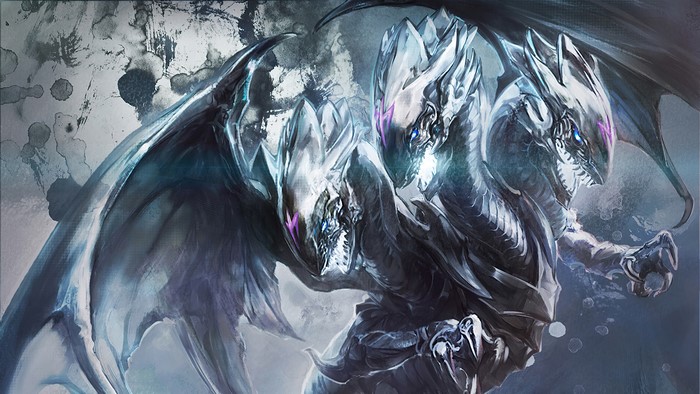 Blue-Eyes White Dragon from Yu-Gi-Oh! 4K