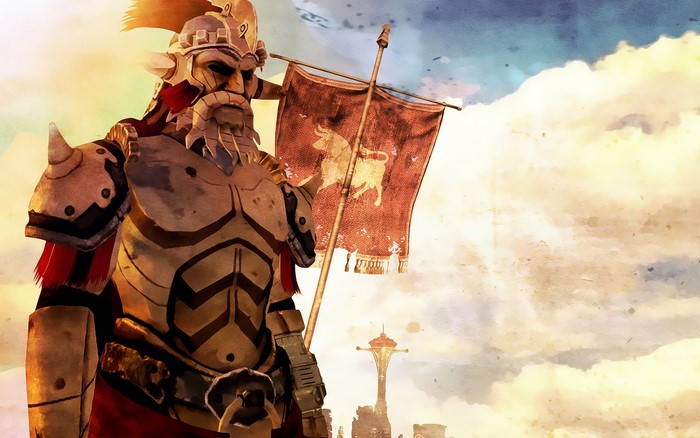 Legionary with Bull Flag in Fallout: New Vegas