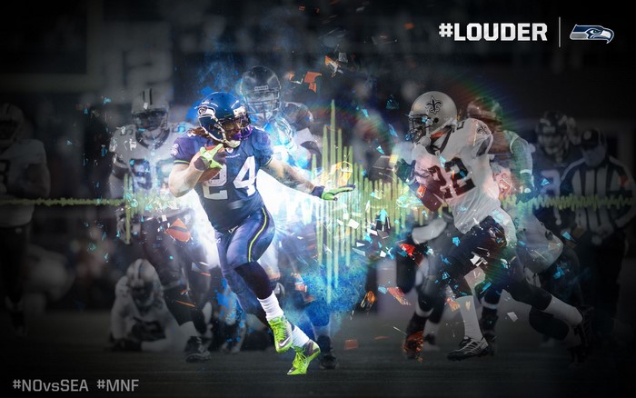 Seattle Seahawks vs. New Orleans Saints NFL game