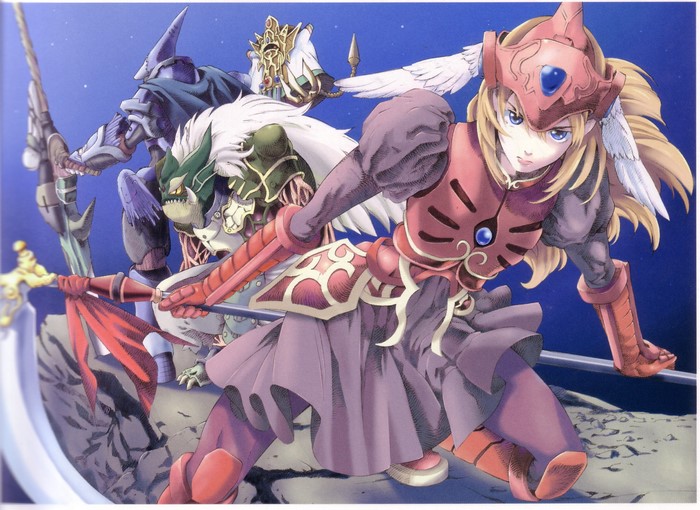 Characters from Wild Arms