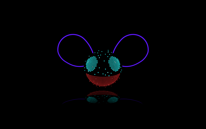 Deadmau5 head logo with reflection