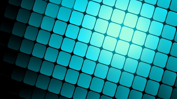 Abstract Turquoise Grid Pattern