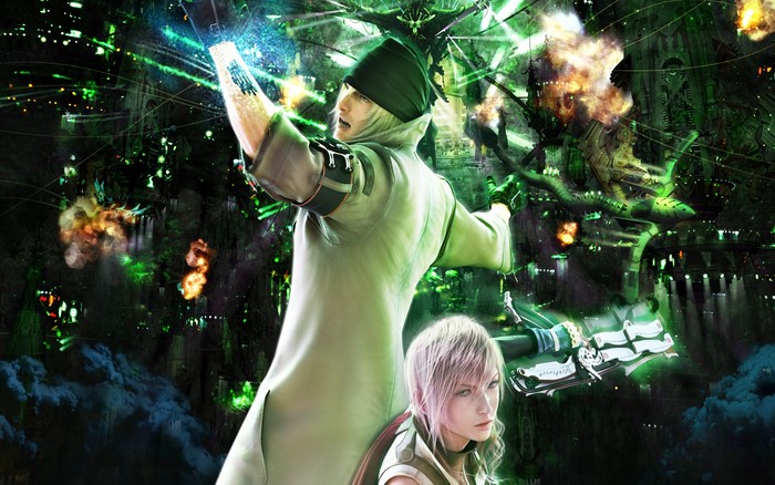 Lightning and Snow from Final Fantasy XIII