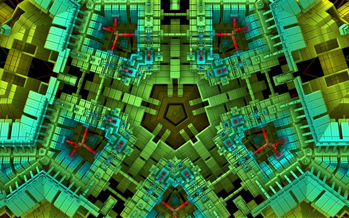 Abstract 3D Fractal Digital Art