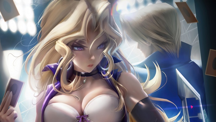 Mai Valentine and Seto Kaiba from Yu Gi Oh 4K