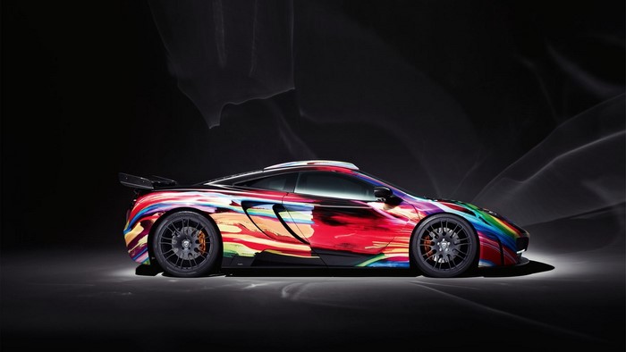 McLaren MP4-12C with abstract art livery