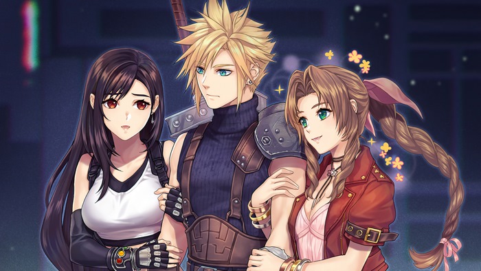 Final Fantasy 7 Remake Tifa Cloud Aerith 4K