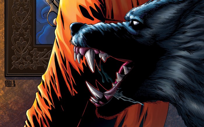 The Skin Trade Werewolf Comic Art