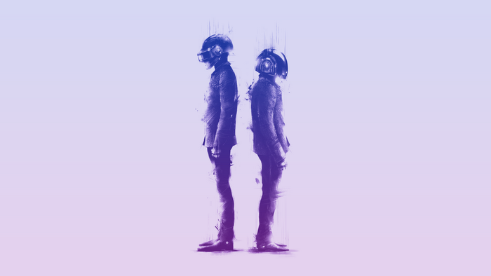 Daft Punk duo illustration