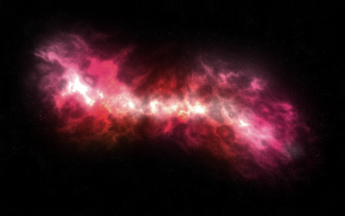 Nebula and Stars in Space