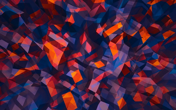 Abstract geometric pattern with triangles