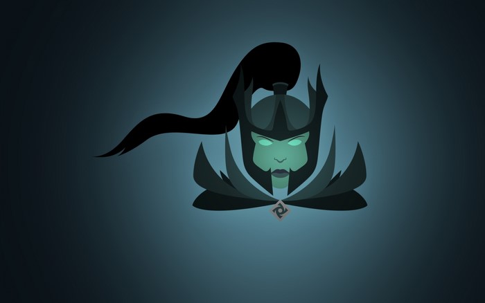Queen of Pain from DotA 2 Minimalist Art