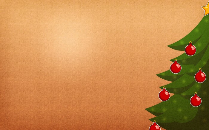 Christmas Tree with Ornaments and Star