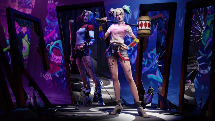 Harley Quinn, Hammer, [Fortnite], 4K