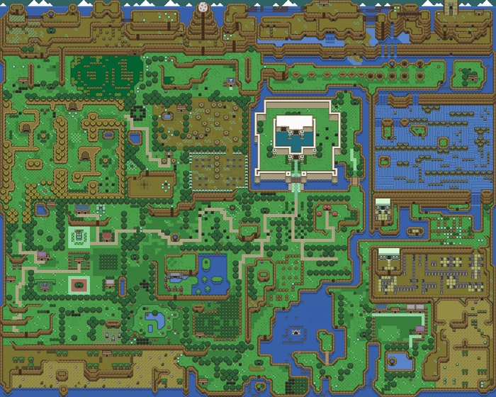 The Legend of Zelda: Link's Awakening map