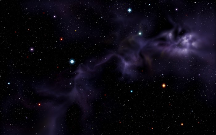 Sci Fi Nebula with Stars