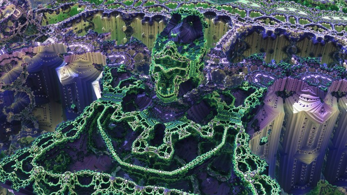 Psychedelic Fractal Landscape
