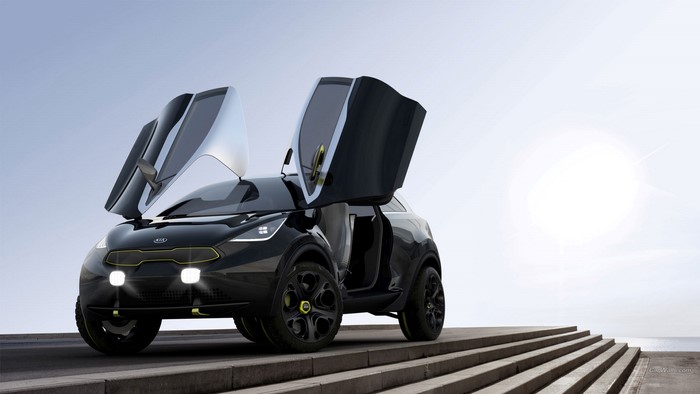 2013 Kia Niro Concept car with butterfly doors