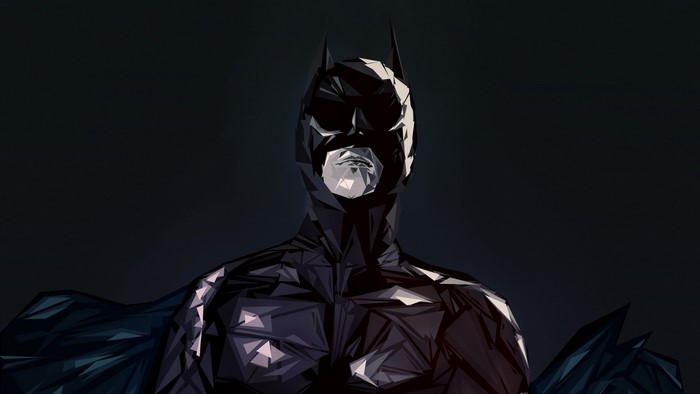 Batman Low Poly Art