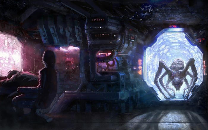 Sci-Fi Adventure: Creature in Containment Pod