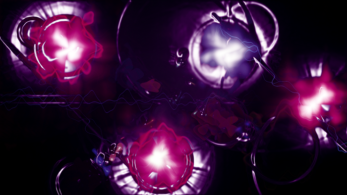 Abstract purple and pink light manipulation