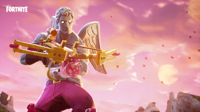 Love Ranger from Fortnite with a crossbow