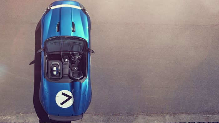 2013 Jaguar Project 7 Concept from above