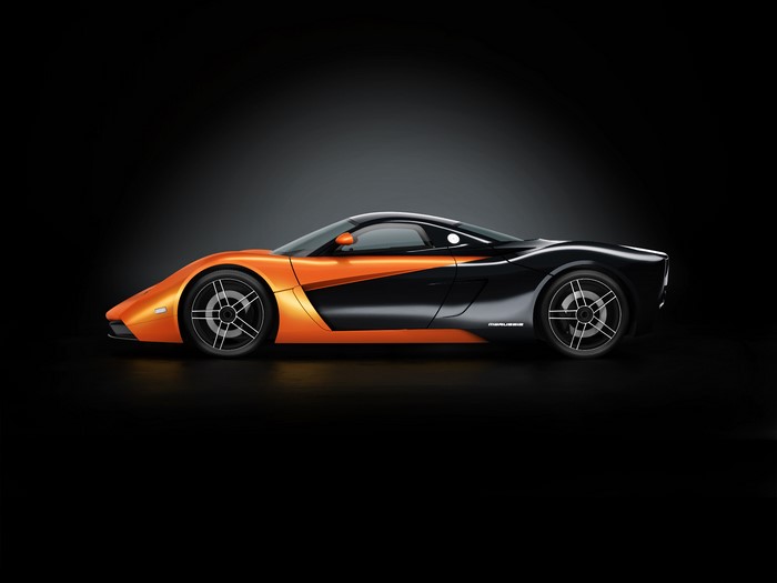 Marussia B2 sports car side profile