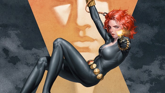 Black Widow from Marvel in 4K