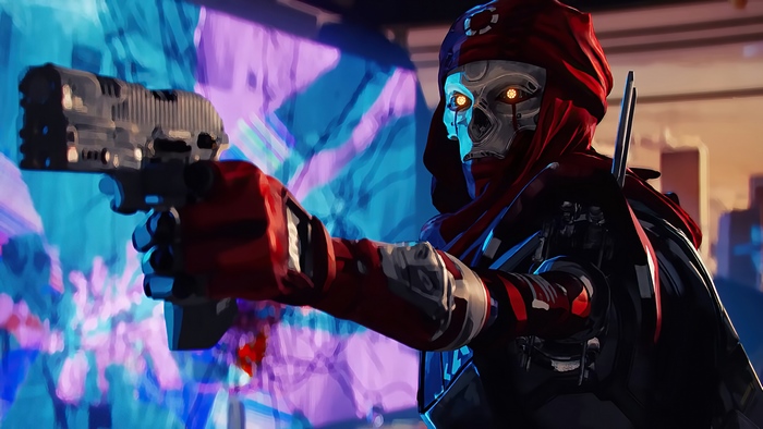 Revenant from Apex Legends holding a gun 4K