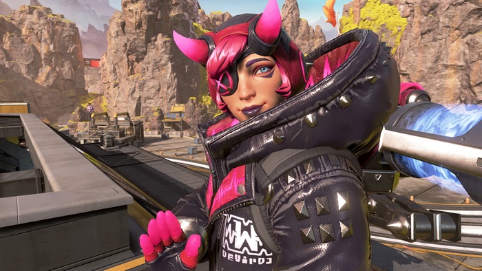 Wattson from Apex Legends in Cyberpunk outfit
