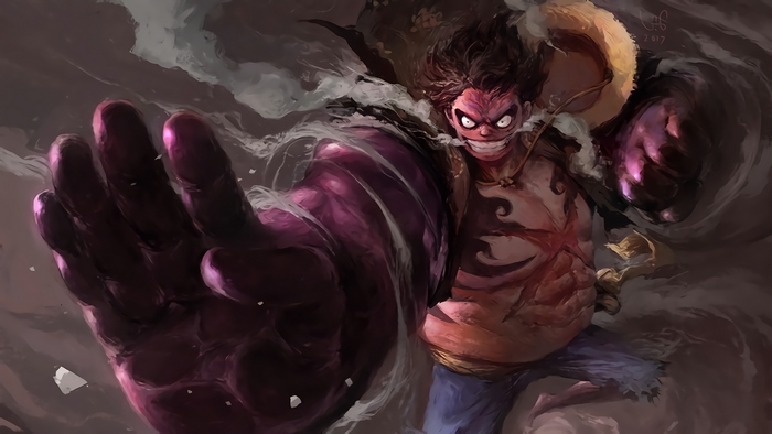 Luffy, Boundman, Gear Fourth, One Piece, 4K