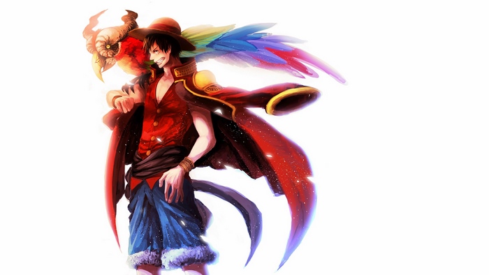Luffy, Pirate King, One Piece, 4K
