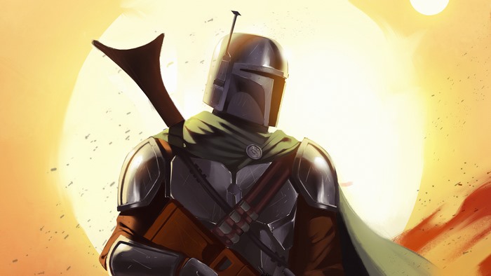 The Mandalorian from Star Wars 4K