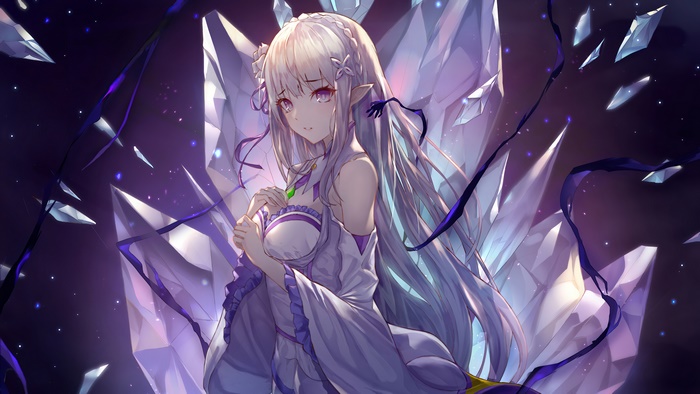 Emilia from Re:Zero in 4K