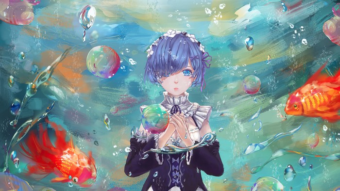 Rem from Re:Zero 4K