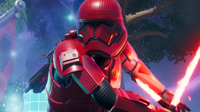 Sith Trooper, Lightsaber, Fortnite Battle Royale, 4K