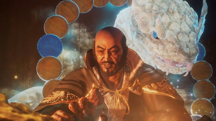 Nioh 2 Character with Snake Spirit 4K