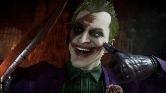 Joker, Smile, Mortal Kombat 11, 4K