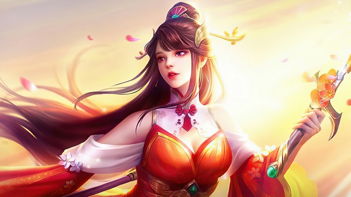 Odette, Auspicious Charm, Skin, Mobile Legends, 4K