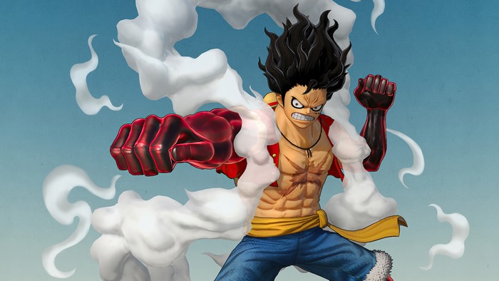 Luffy in Gear 4 Snakeman from One Piece Pirate Warriors 4
