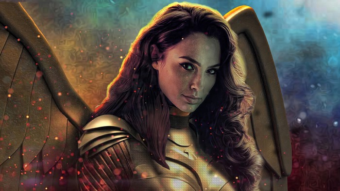 Wonder Woman in Gold Armor 4K
