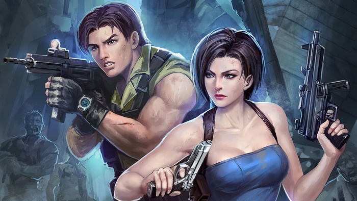 Jill Valentine and Carlos Oliveira from Resident Evil 3 in 4K