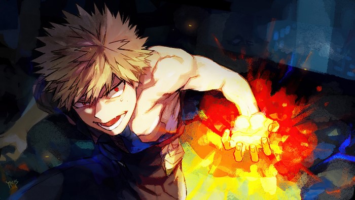 Katsuki Bakugo, My Hero Academia, 4K